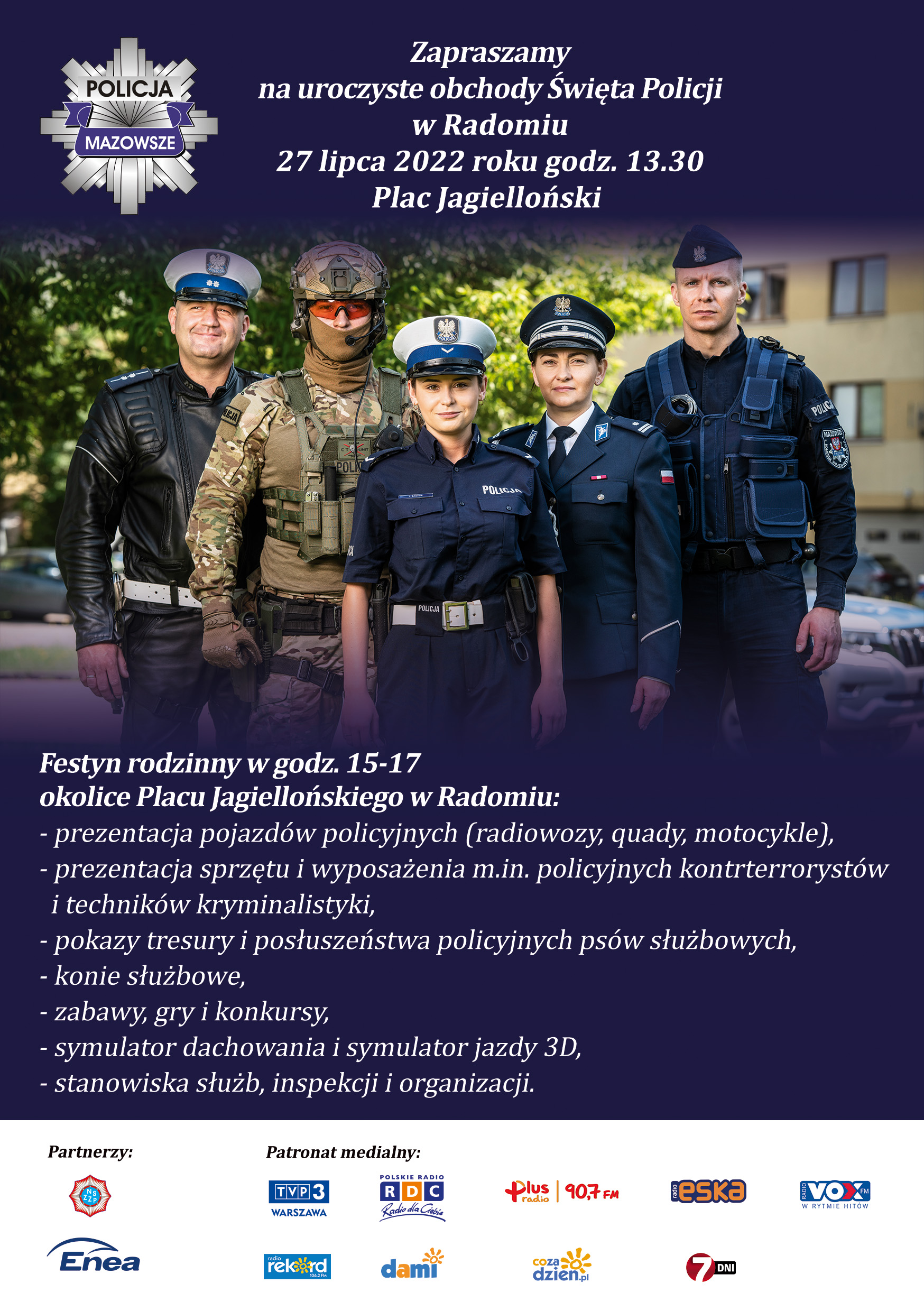 plakat święto Policji